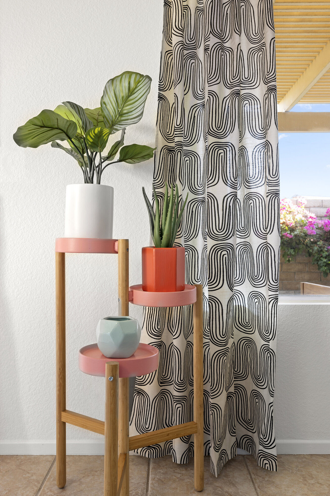 Workspace area perfect for remote work at Cozy Cactus